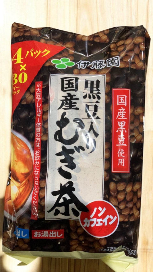 伊藤園 黒豆入り国産むぎ茶 