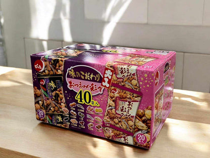 でん六 味のこだわり20袋 おつまみ彩々 20袋 合計40袋 