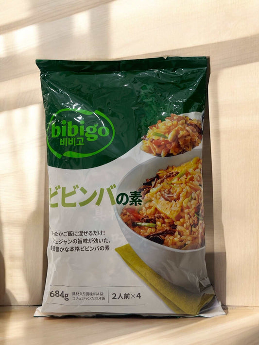 bibigo ビビンバの素 2人前×4パック 本格的なビビンバが簡単に作れる日本製セット