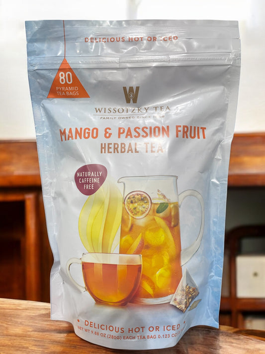 マンゴー フルーツ パッション ティー  80袋入り 280g  MANGO PASSION FRUIT TEA  /  WISSOTZKY