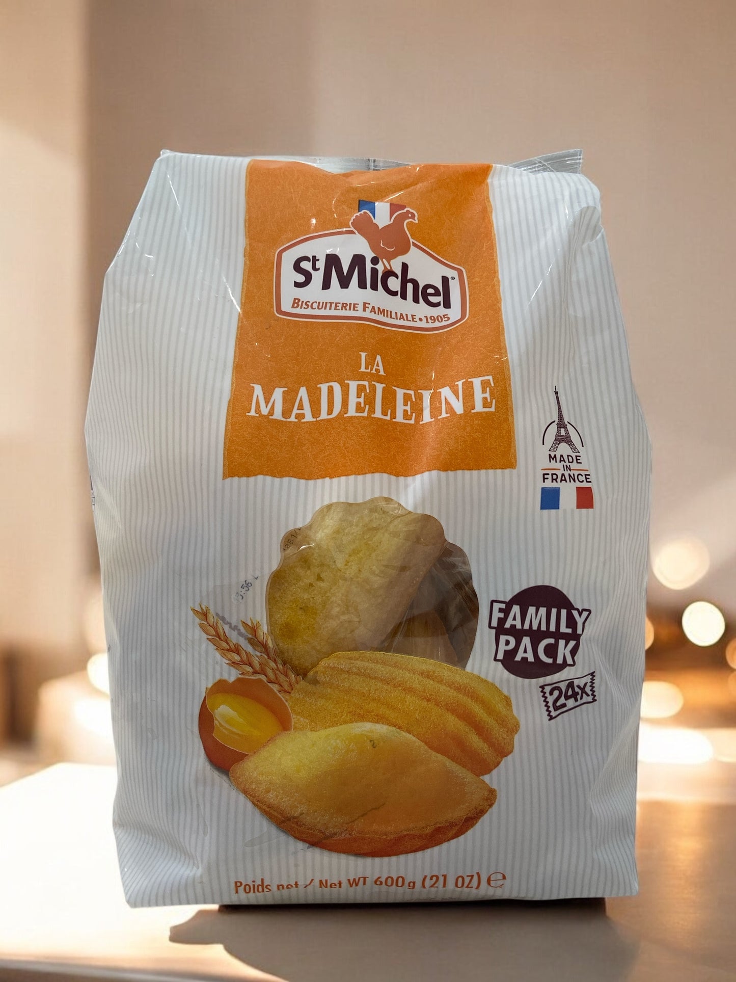 サン・ミッシェル  マドレーヌ  フランス産  24個入り   600g   LA MADELEINES /  St.MICHEL