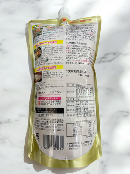 まつや　とり野菜みそ　1kg  みそ鍋家族　国内生産