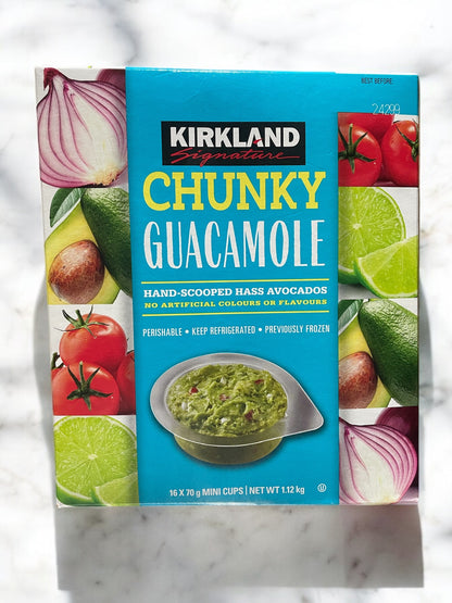 【冷蔵商品】KS  アボカドディップ  70g × 16個 1箱セット　チャンキー ワカモレ  CHUNKY GUACAMOLE　/  カークランドシグネチャー