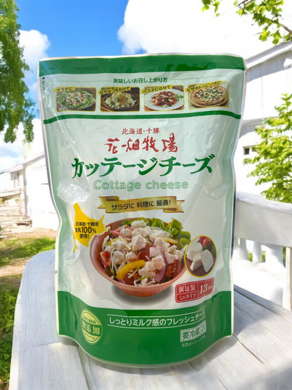 【冷蔵商品 チーズ】花畑牧場  カッテージチーズ　390g  北海道 十勝　フレッシュチーズ