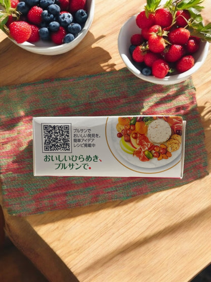 【冷蔵商品 チーズ】ブルサン　フレッシュ　フレーバー チーズ　クランベリー＆ペッパー  100g  / boursin　国内製造