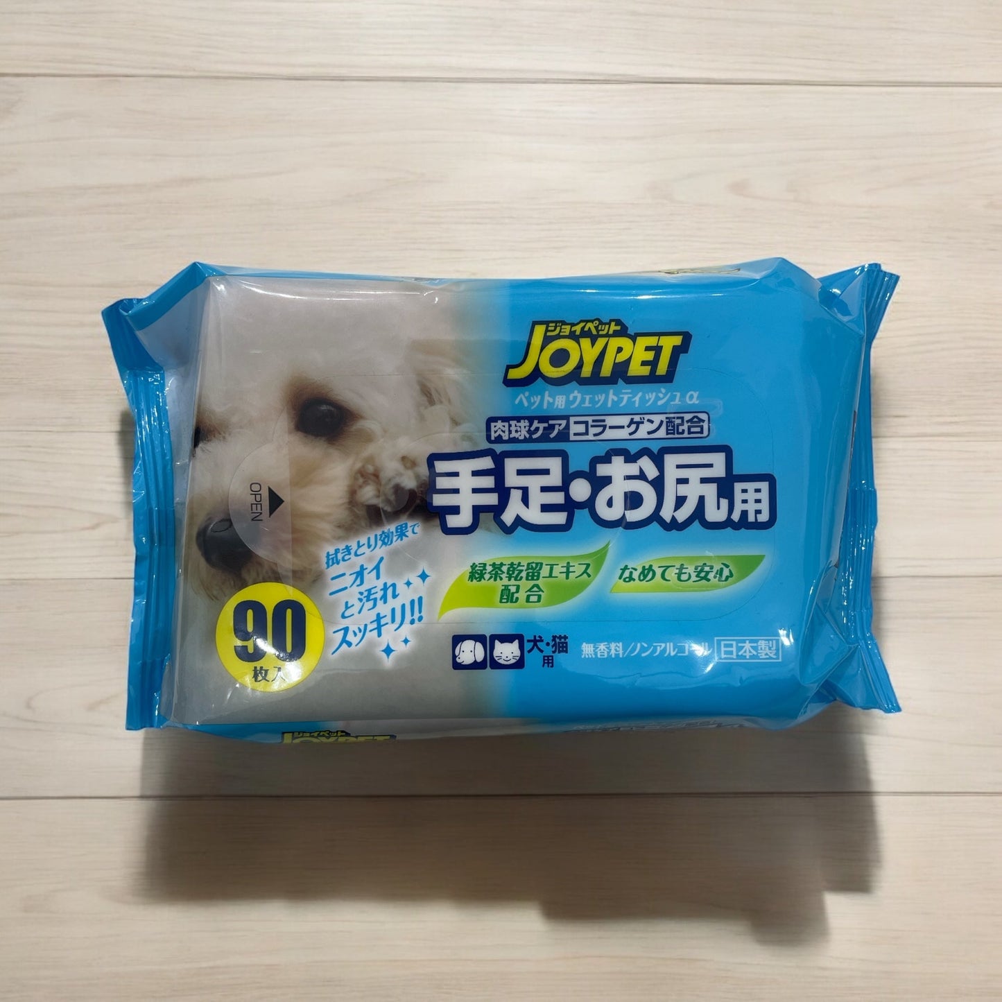 《ペット用品》ジョイペット  ウェット ティッシュα  90枚入り×10個パック /  JOY PET  ペット用品  犬猫用