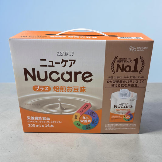ニューケア プラス バランス栄養食 200mL x 16本 焙煎お豆味 栄養機能食品