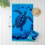 大判ビーチタオル 101cm x 182cm  WELSPUN  カラー  タートル