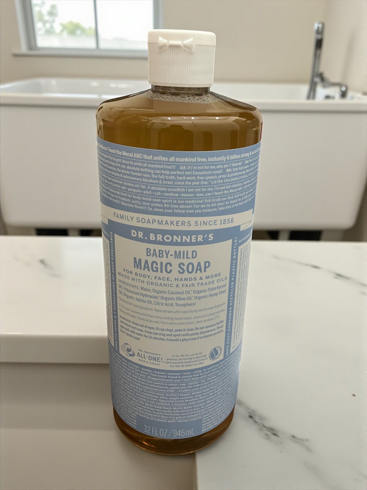 ドクターブロナー マジックソープ　946ml　ベビーマイルド 【オーガニック】【大容量でお得】