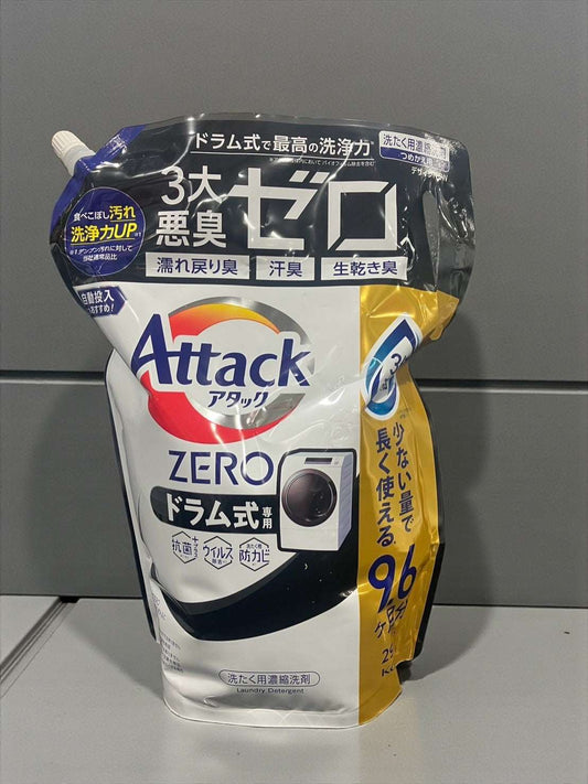 アタック ゼロ  Attack ZERO ドラム式専用 濃縮 洗濯洗剤 290回分 コストコ限定処方 部屋干しでも徹底消臭＆抗菌 高い洗浄力