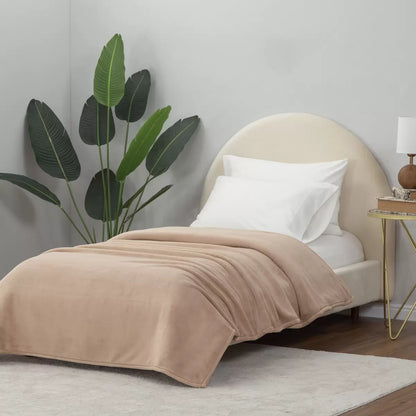 LuxeLoft リュクスロフト ブランケット シングルサイズ 150 cmｘ200 cm  カラー　アーモンドシード