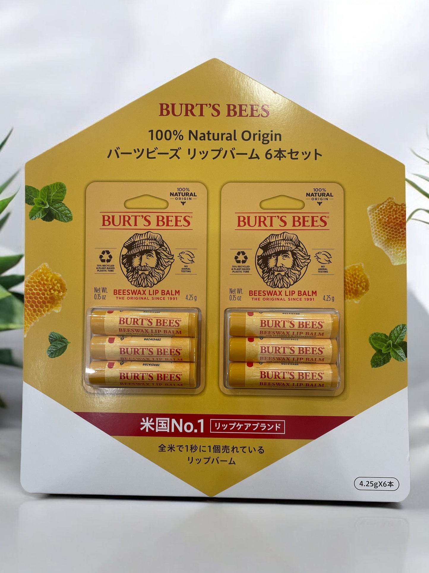 バーツビーズ リップバーム  6本セット  / BURTS BEES