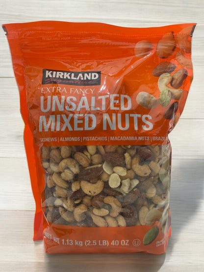 KS 無塩 ミックスナッツ   UNSOLTED MIXED NUTS   1.13kg   /カークランドシグネチャー