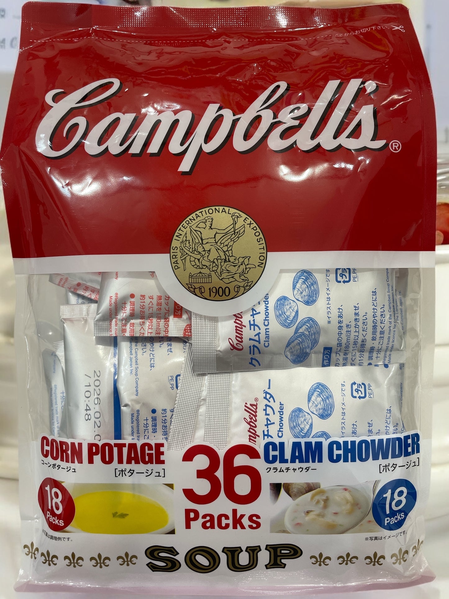 キャンベル  インスタントスープ アソート 36袋  /Campbell’s