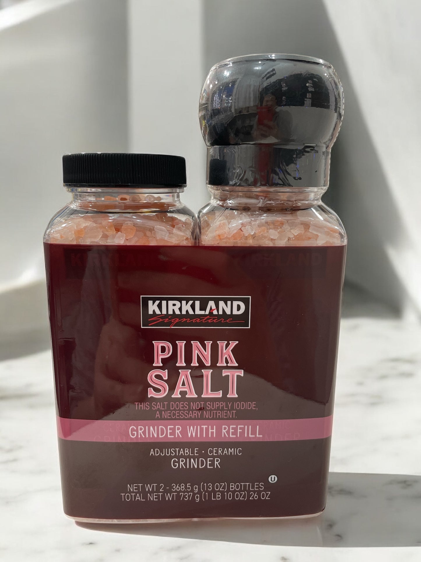 KS ピンクソルト  ミル付き 369g × 2   PINK SALT　/カークランドシグネチャー