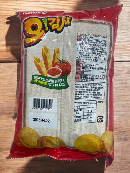 マーケットオー　オー！カムジャ  トマトケチャップ味　75g　韓国産　　　/  Market O