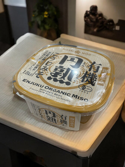 ひかり味噌　有機 円熟 こうじみそ 1.8kg