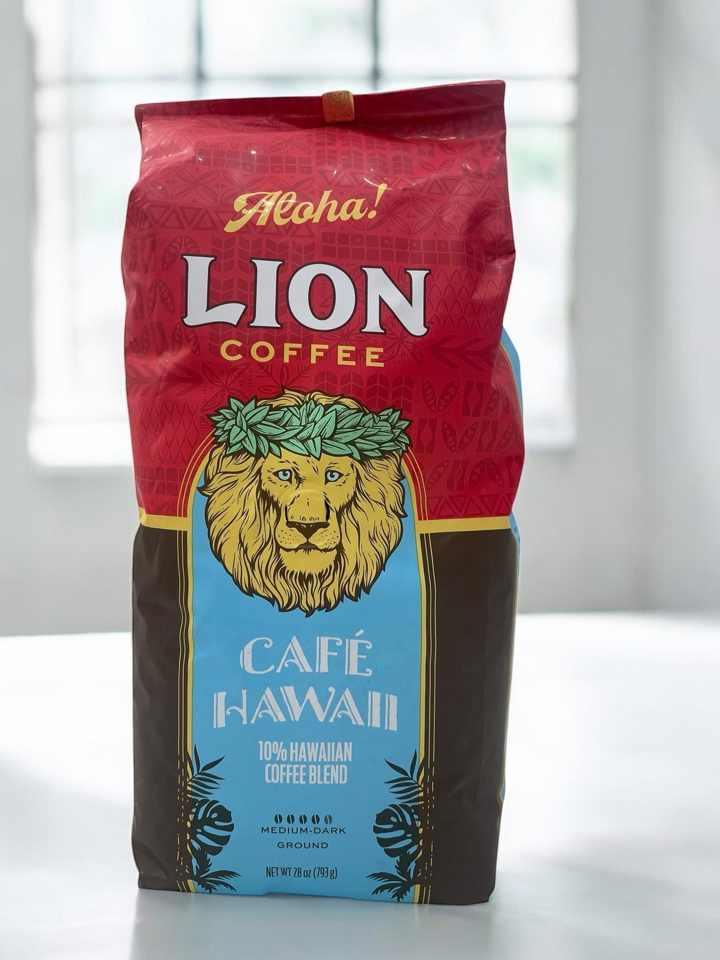 ライオンコーヒー  カフェ ハワイ　793g   コーヒー粉（粉）  ALOHA LION COFFEE