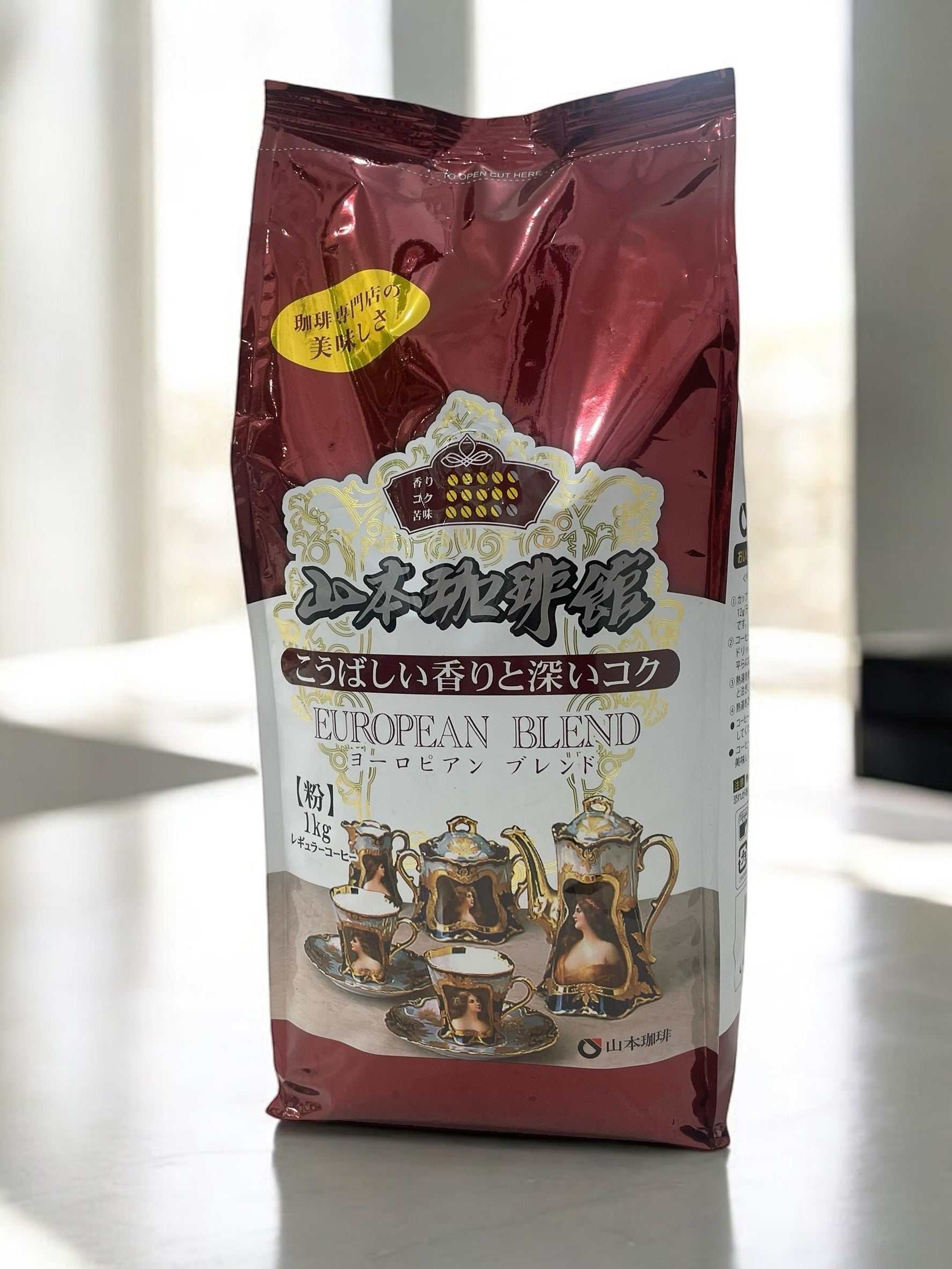 山本珈琲館 1000gコーヒー粉 ブラジルとコロンビア豆ブレンド – KOCOSTORE