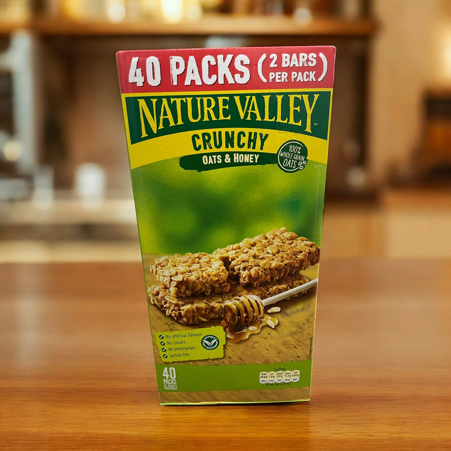 ネイチャーバレー   オーツ & ハニー  シリアルバー  2枚入り1袋  【小分け販売】   スペイン産　シリアル クランチ / NATURE VALLEY 【売れています】