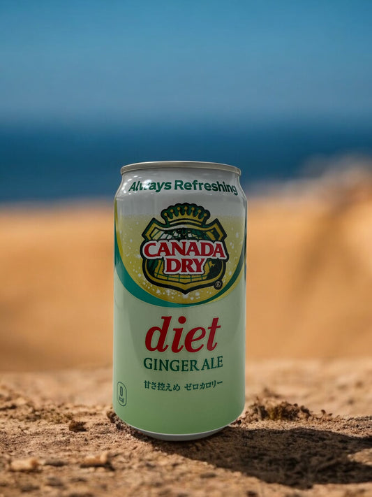 カナダドライ  ダイエット ジンジャエール 350ml　CANADA DRY diet  ゼロカロリー  炭酸飲料　ドリンク缶【お得】