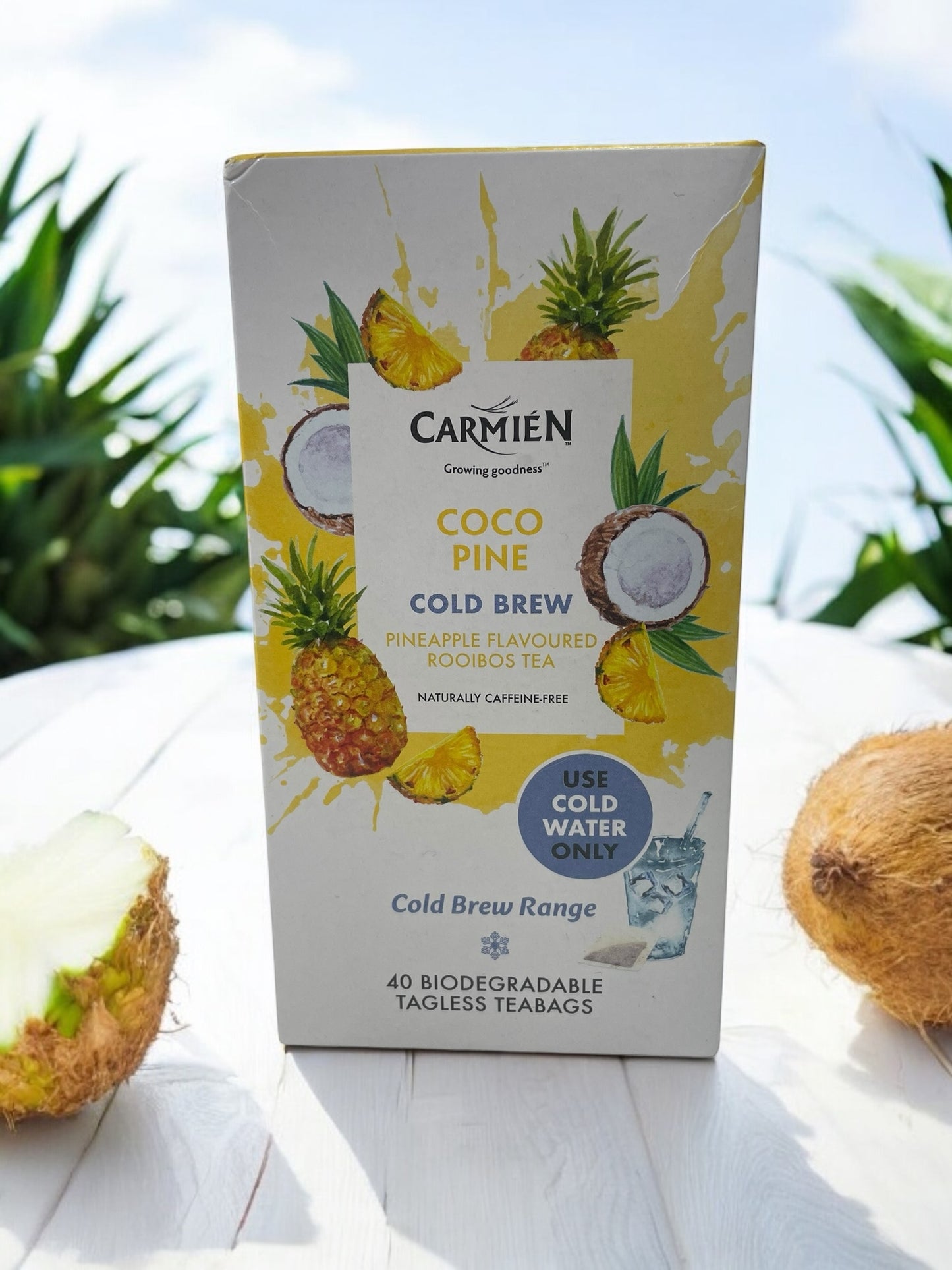 カルミエン コールドブリュー    ココパイン   ルイボスティー  40バッグ入り 水出し  COLD BREW  /  CARMIEN　南アフリカ産