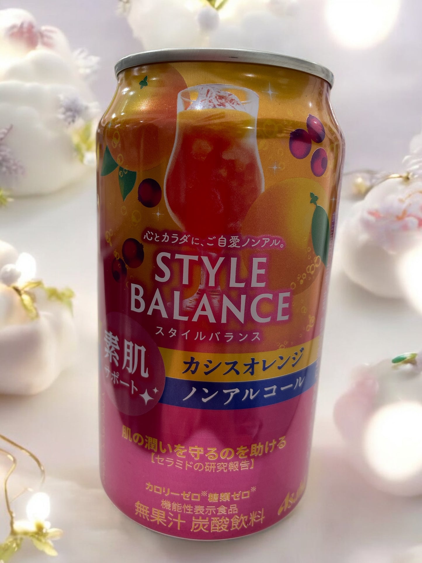 アサヒ スタイルバランス  素肌サポート　カシスオレンジ   ノンアルコール  350ml  缶飲料　機能性表示食品