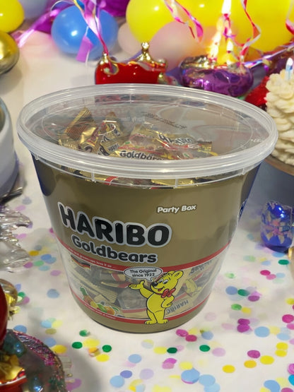 ハリボー ミニゴールドベアー ドラム  グミ キャンディー  1,000g入り   / HARIBO　ドイツ産