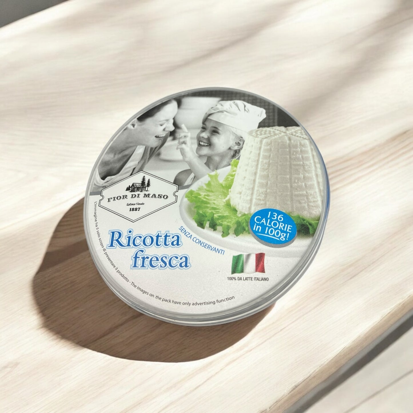 【冷蔵商品 チーズ】フィオール ディ マーゾ   リコッタ フレスカ  450g  Ricotta fresca　/  FIOR DI MASO イタリア産