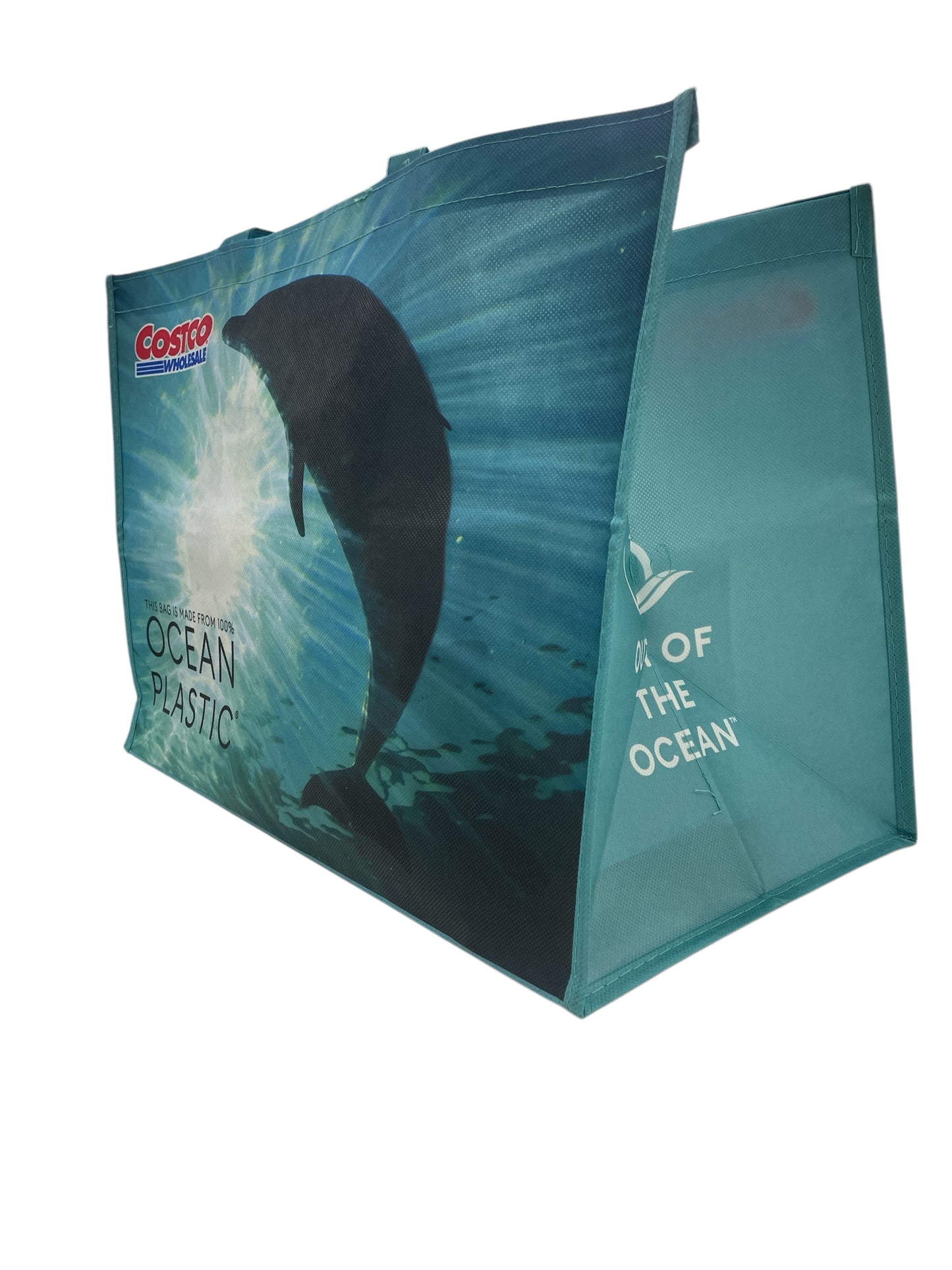 COSTCO コストコ　ショッピングバッグ  エコバッグ　OCEAN PLASTIC　グリーン