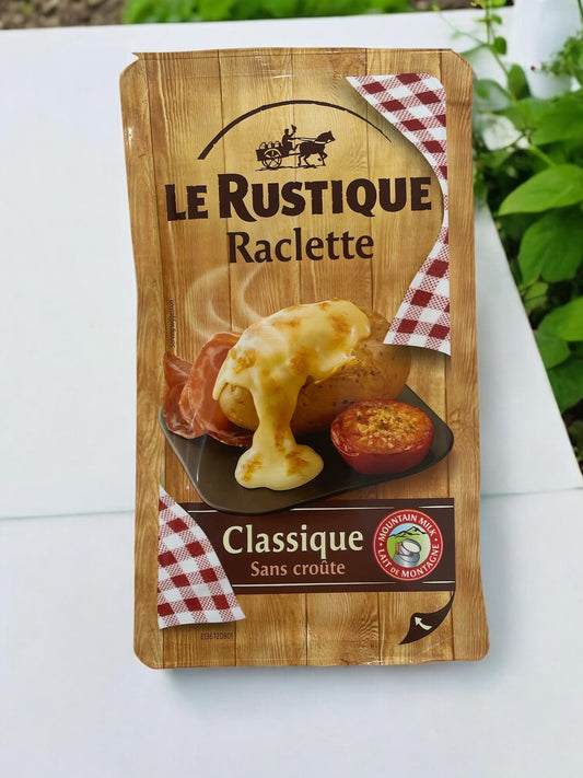 【冷蔵商品 チーズ】ル・ルスティック  ラクレット チーズ  皮なし スライス 350g　 LE RUSTIQUE Raclette　フランス産