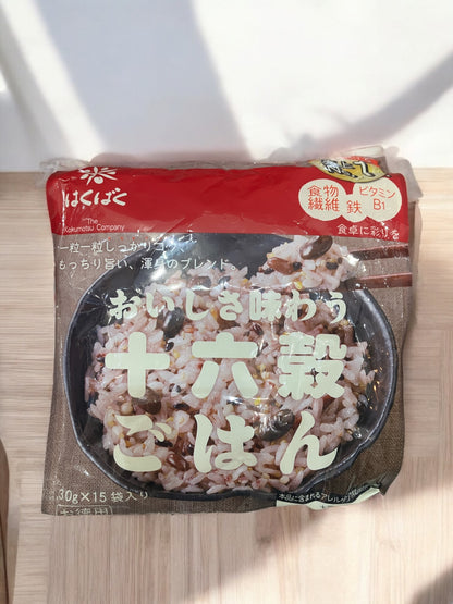 はくばく おいしさ味わう十六穀ごはん　30g × 15包　炊飯用穀類【お得】