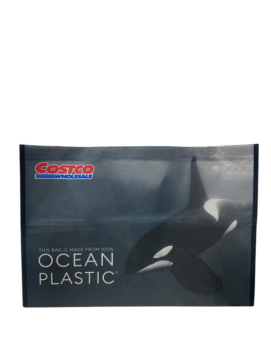 COSTCO コストコ　ショッピングバック  エコバッグ　OCEAN PLASTIC　ブラック