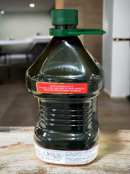 コストコ カークランドシグネチャー スパニッシュ エクストラバージン オリーブオイル 3L ボトル