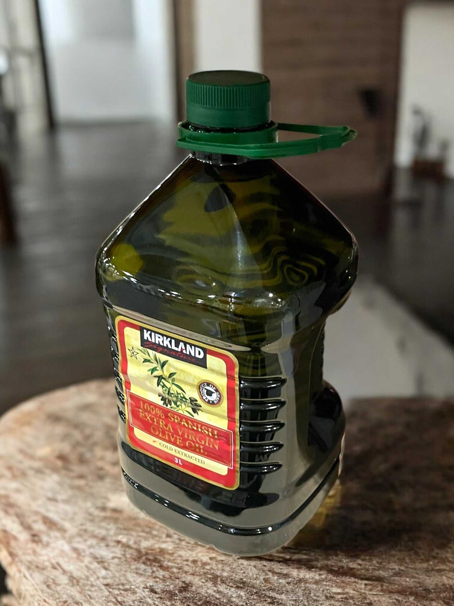 コストコ カークランドシグネチャー スパニッシュ エクストラバージン オリーブオイル 3L ボトル