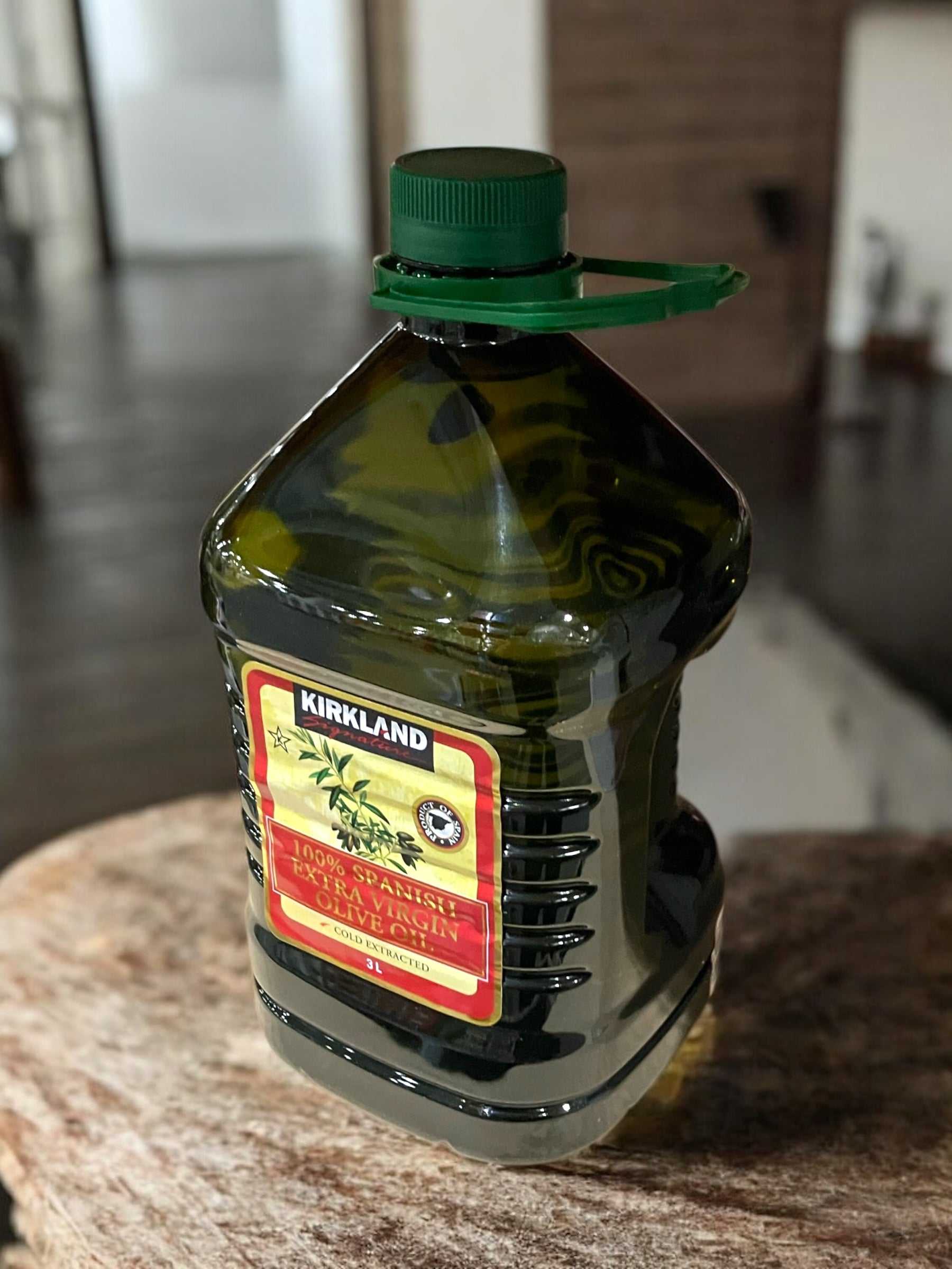 コストコ カークランドシグネチャー スパニッシュ エクストラバージン オリーブオイル 3L ボトル