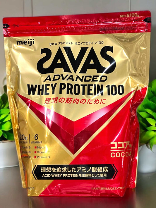 ザバス アドバンスト ホエイ プロテイン ココア味 2100g パッケージ.