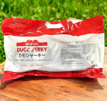 【ペット用品】カモジャーキー  犬用おやつ  100g x 7パック  PALMY DAYS