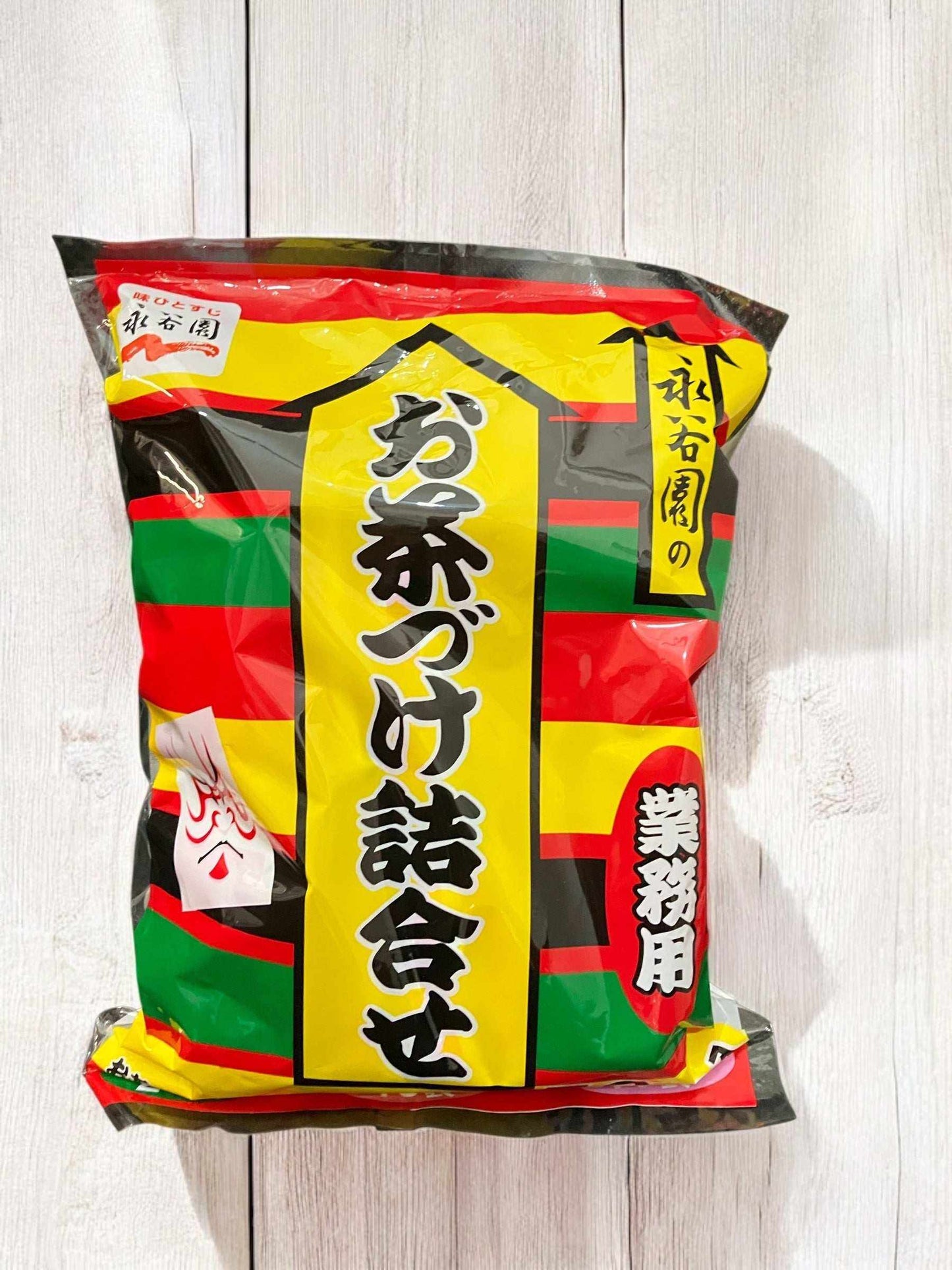 Nagatani-en Ochazuke Assortment 50-pack with Ume, Nori, and Salmon flavors for convenient Japanese rice seasoning.