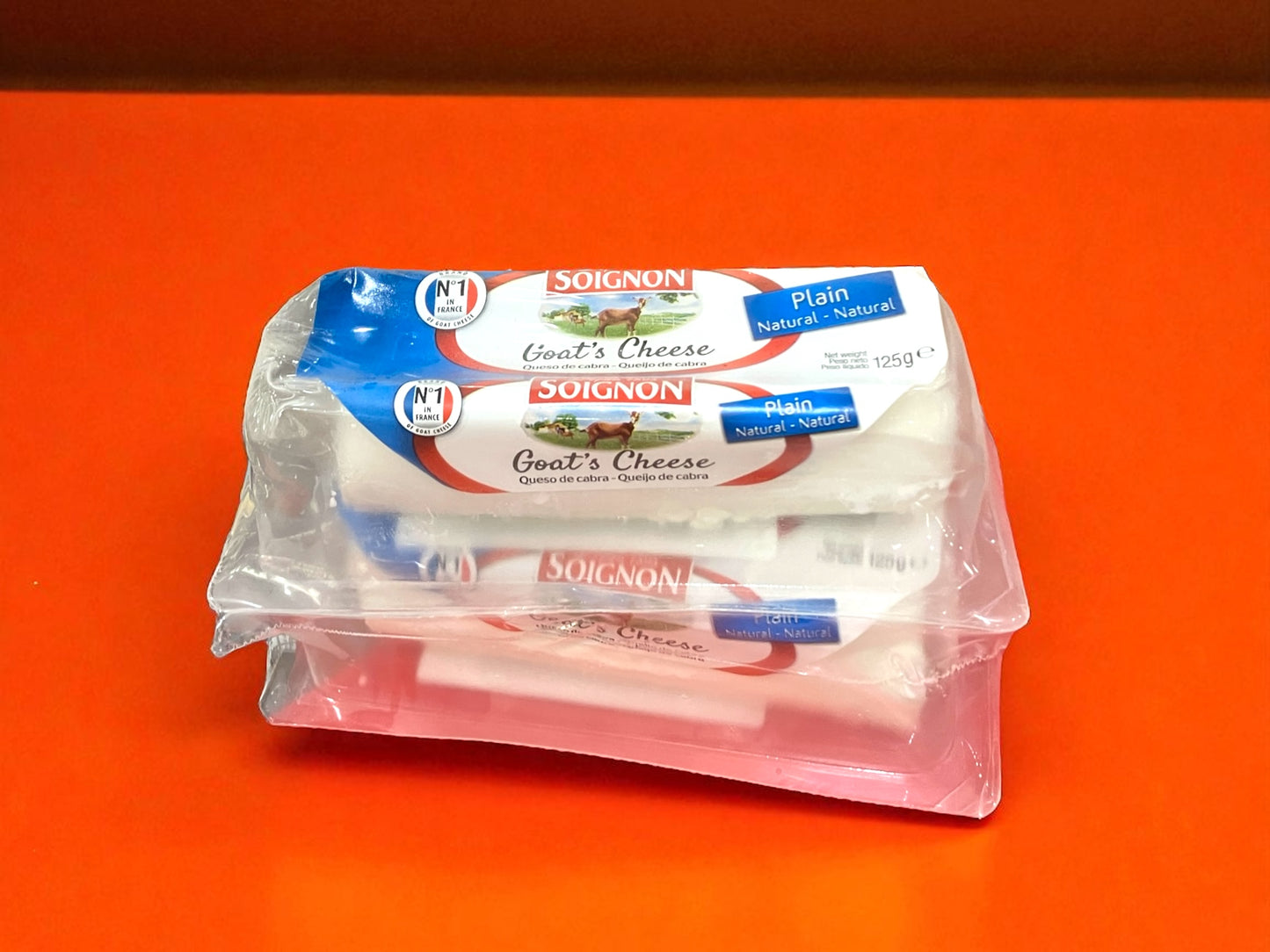 【冷蔵商品】ソワニオン フレッシュシェーブル プレーン 125g × 2　フランス産  山羊チーズ