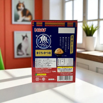 【ペット用品】いなば 魚づくし まぐろ・かつお 60g x 24個入り