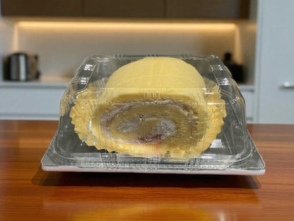 米粉使用しっとりもちっと食感のプレーン味スイスロール小分けパック