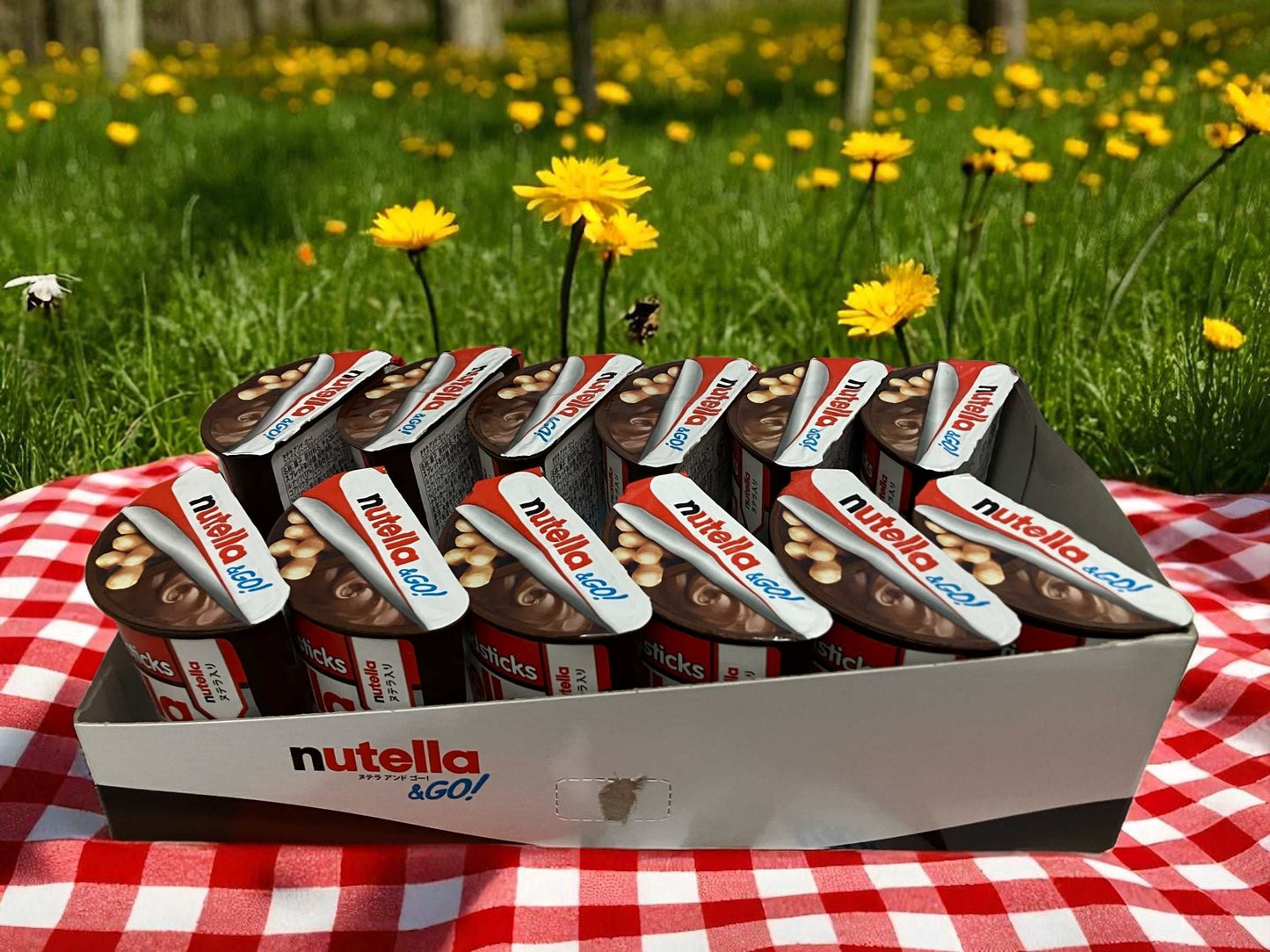 ヌテラ アンド ゴー　フェレロ　52g  × 12個入り 1箱セット  ココア入りヘーゼルナッツスプレッド付きクラッカー