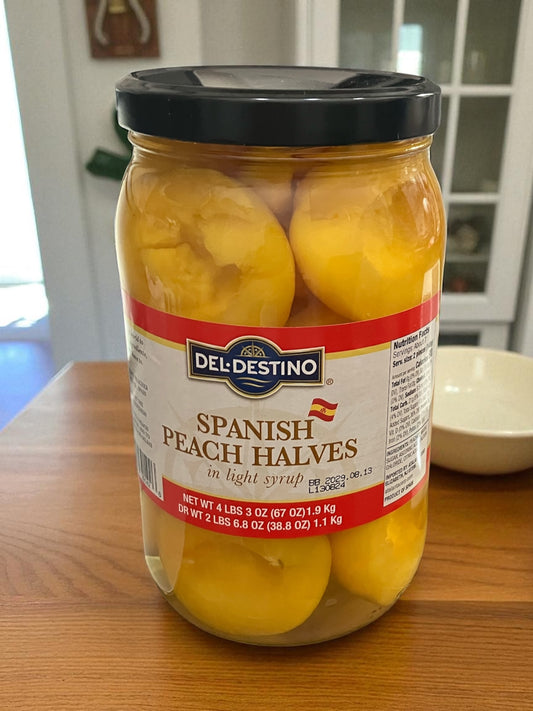 ハーフピーチシロップ漬け 1.9kg　スペイン産