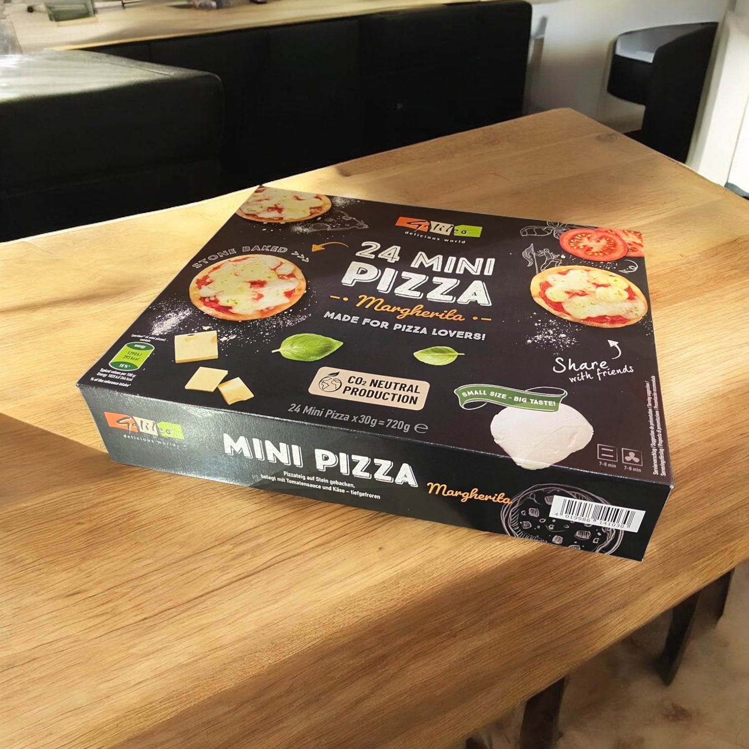冷凍商品】ガリレオ 冷凍ミニピザ マルゲリータ 24枚入 Galileo