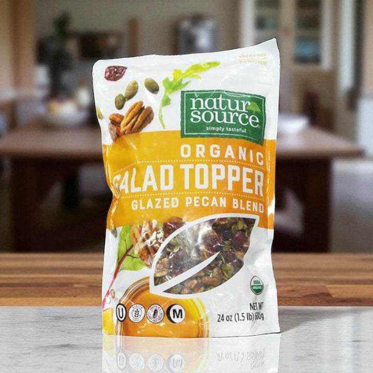 サラダトッパーグレイズドピーカンブレンド680gのオーガニックナッツトッピングパッケージ