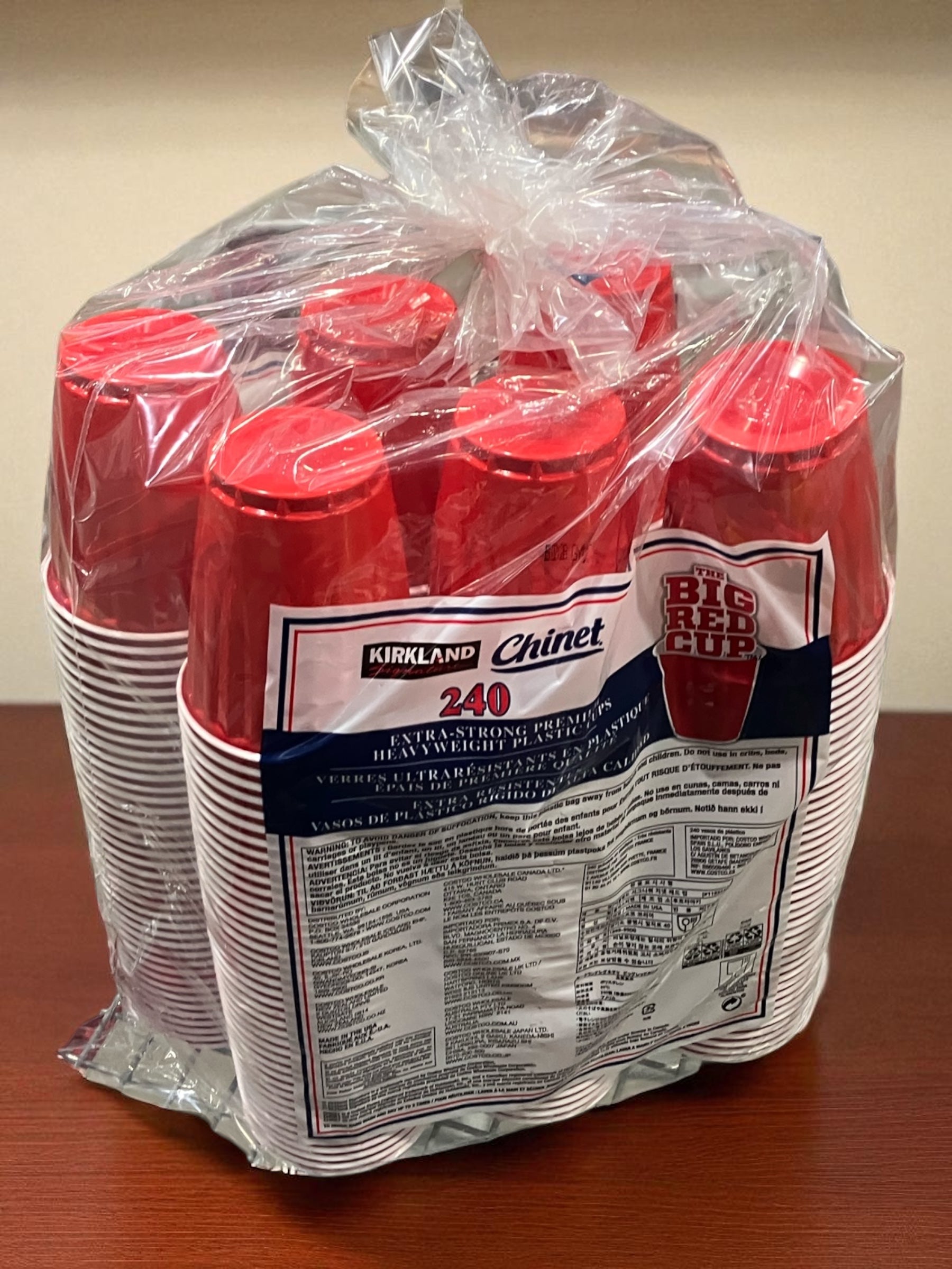 KS チャイネット レッドカップ 532ml x 240個 / カークランド