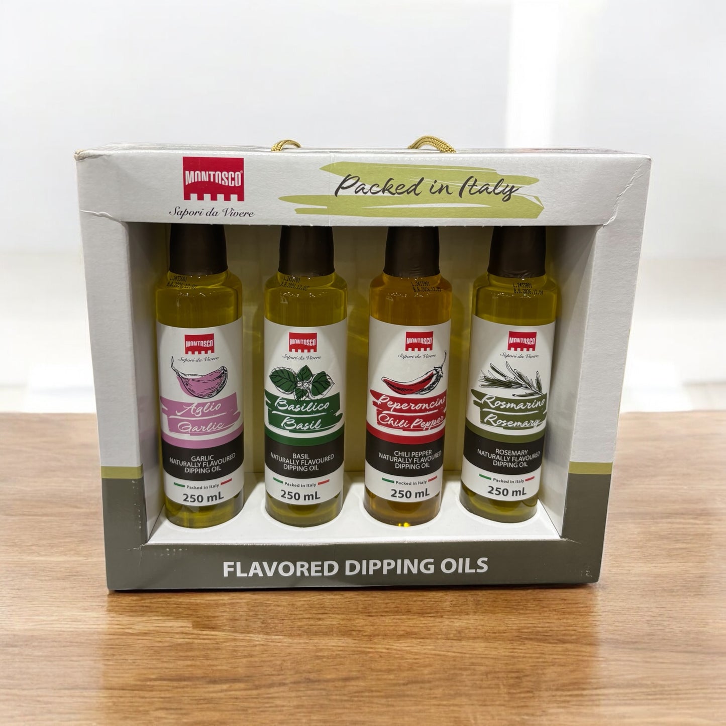 LA COLINA TOSCANA  フレーバーディッピングオイル    ギフトセット 229g × 4本  イタリア産