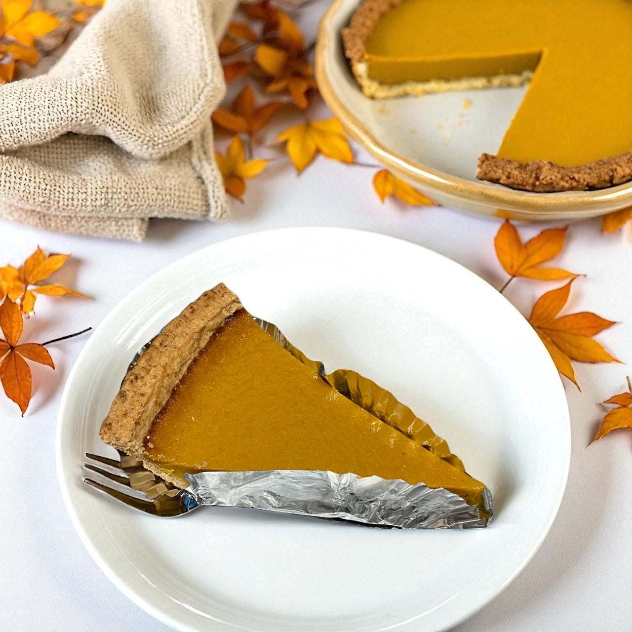 【ケーキ】《季節限定》パンプキンパイ 1/10カット 小分け販売  コストコベーカリー商品