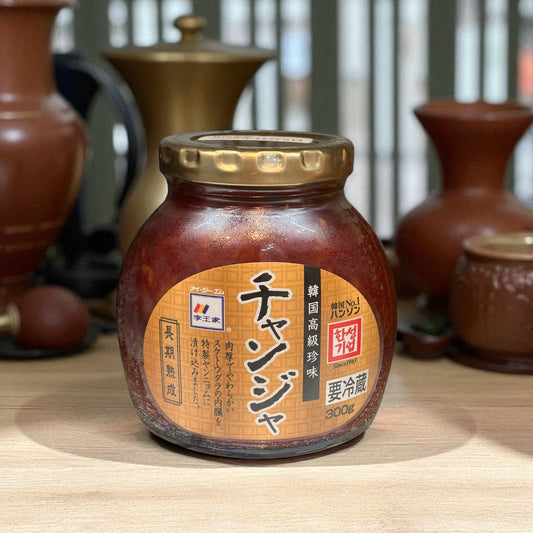 李王家チャンジャ300g韓国産スケトウダラ胃袋のピリ辛珍味瓶入り